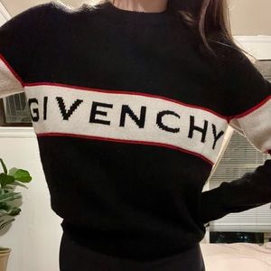 Givenchy Intarsia Logo Wool Sweater